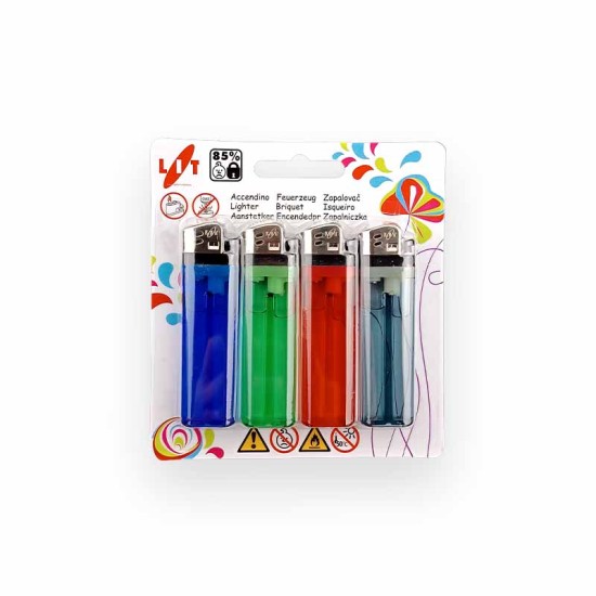 Accendigas  Fiery  - LIT - blister 4 pezzi Accendigas