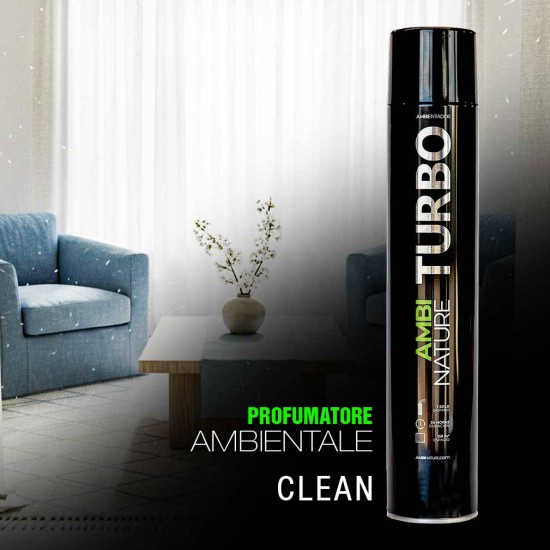 bombola spray di profumaore turebo profumazione CLEAN
