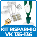 Kit risparmio per Folletto VK135 - 136 