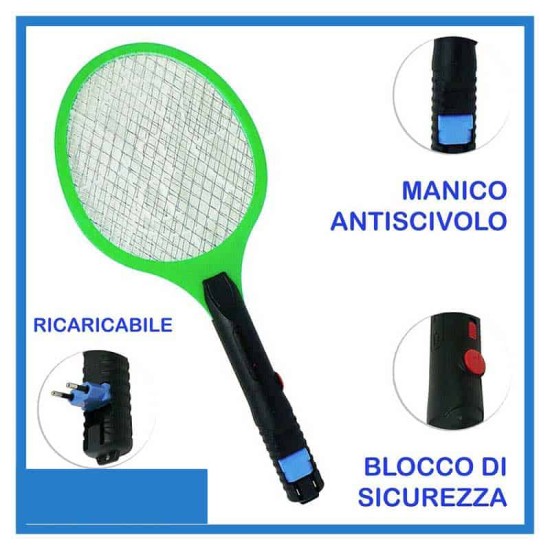 Racchetta Antizanzare Elettrica ricaricacabile Offerte Casalinghi