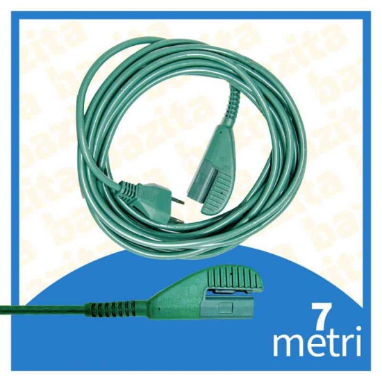 Cavo alimentazione 7 metri per Folletto VK135 VK136 Ricambi Folletto VK 135 - 136