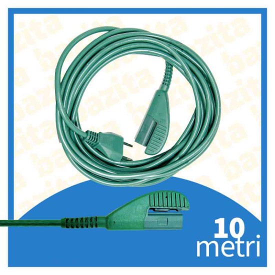 Cavo alimentazione 10 metri  per Folletto VK135-136 Ricambi Folletto VK 135 - 136