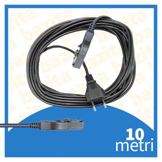 Cavo alimentazione metri 10 per Folletto VK200 220s Ricambi Folletto  VK 200 - 220s