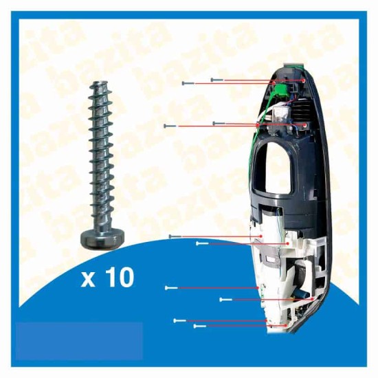 Kit Viti assemblaggio Completo per Folletto VK200 - 220s Ricambi Folletto  VK 200 - 220s