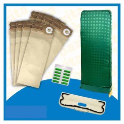 Kit Offerta Sacchetti Folletto VK121 8 sacchetti sacca porta sacchetto piastra sottospazzola setole profumatori