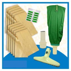 Kit Offerta Sacchetti Folletto VK116 VK117 10 sacchetti spazzola sacco bocchettone profumatori