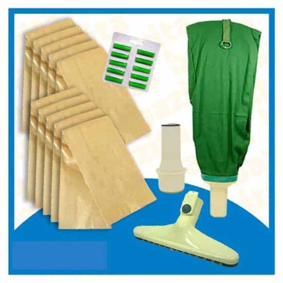 Kit Offerta Sacchetti Folletto VK116 VK117 10 sacchetti spazzola sacco bocchettone profumatori Sacchetti Folletto VK 117