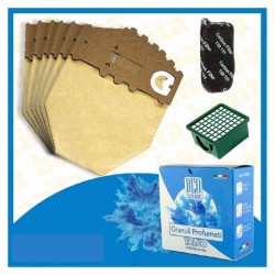 Kit Offerta Sacchetti Folletto VK130 VK131 6 sacchetti carboni filtro Granuli Talco