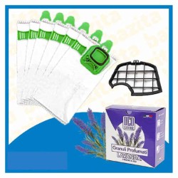 Kit Offerta Sacchetti Folletto VK140 VK150 6 sacchetti filtro Granuli Lavanda