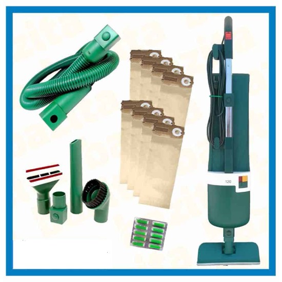 Offerta Vorwerk Folletto Vk 120 - Aspirapolvere Rigenerato con Accessori KIT E SACCHETTI IN OFFERTA