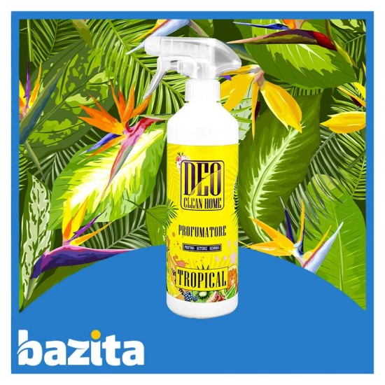 DeoClean HOME Tropical - Profumatore Detergente- 500 ml Linea DeoCleanHome
