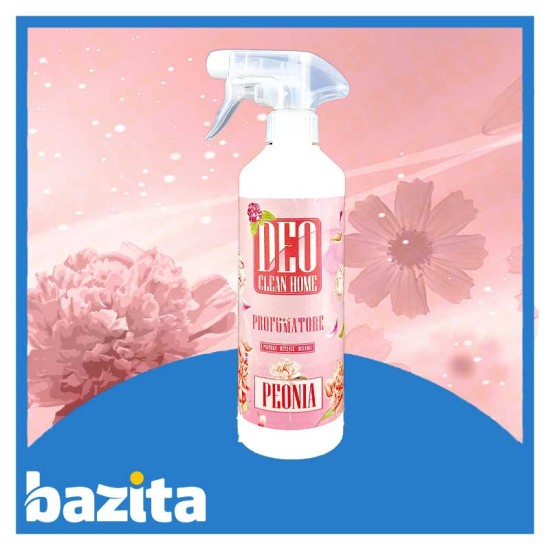 DeoClean HOME Peonia- Profumatore Detergente- 500 Ml Linea DeoCleanHome
