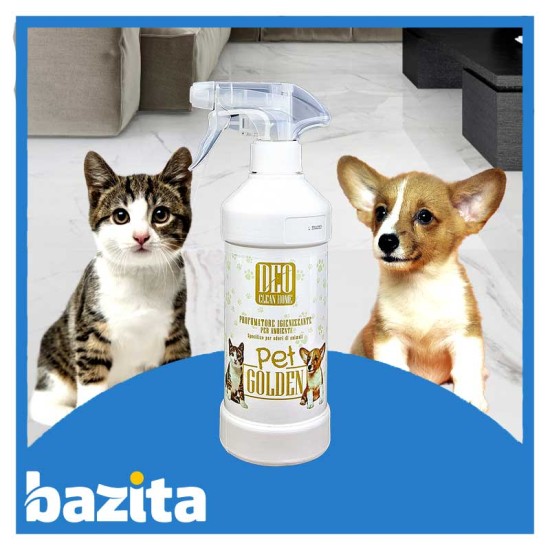 DeoClean HOME Pet GOLDEN - Profumatore Detergente- 450 ml Linea DeoCleanHome