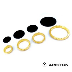 Serie 4 piattelli con anelli Ariston VT