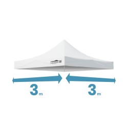 Telo Tetto di ricambio gazebo 3x3 m – Kinfe 300 g/m²