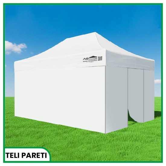 Kit Teli Laterali per Gazebo 3x4,5m – Set 4 pareti Gazebi professionali