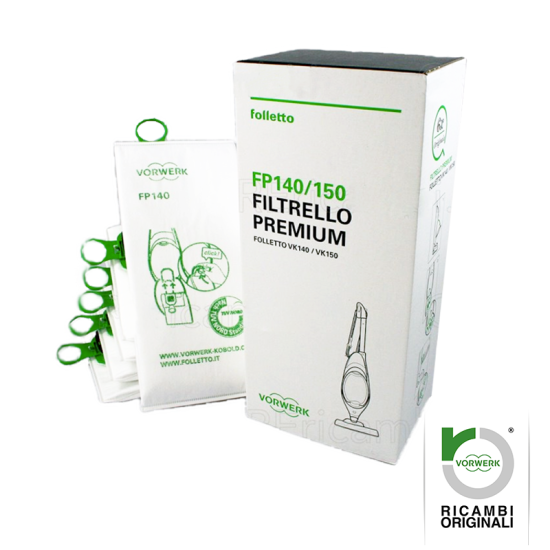 Filtrello premium fp140/150 Folletto ORIGINALE - 41432 Ricambi Originali VK140