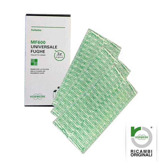 Set 3 Panni Fughe per SP600 - Originale FOLLETTO - 58046 Ricambi Originali SP600