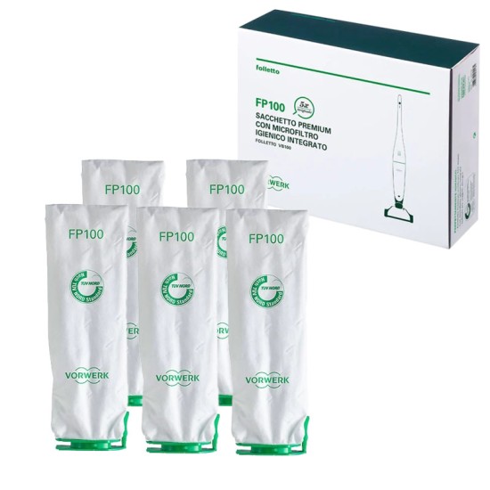 Sacchetti per VB100 - Folletto ORIGINALE 58018 RIcambi Originali VB100