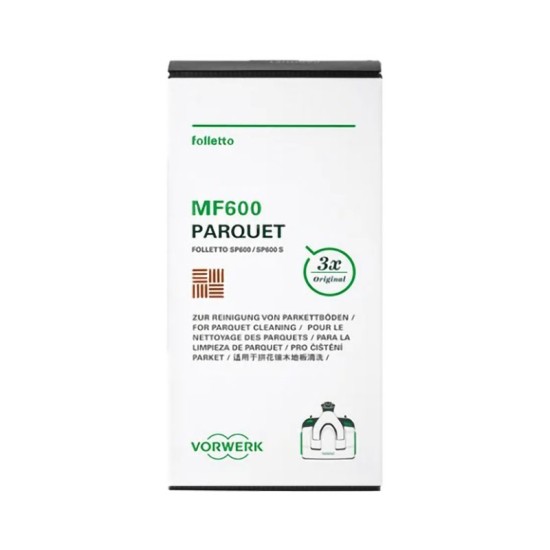 Panni Parquet 3 pezzi per SP600 -Folletto ORIGINALE 58048 Ricambi Originali SP600