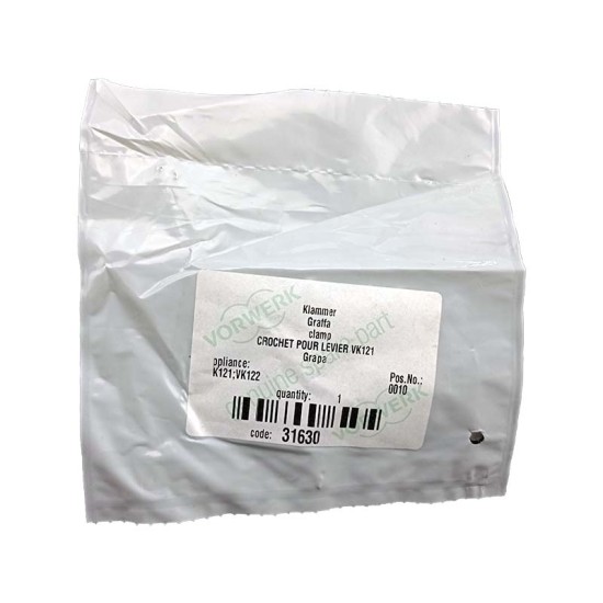 Molla per pulsante sgancio bastone per Folletto  VK121 VK122 - Folletto ORIGINALE 31630 Ricambi Originali VK121