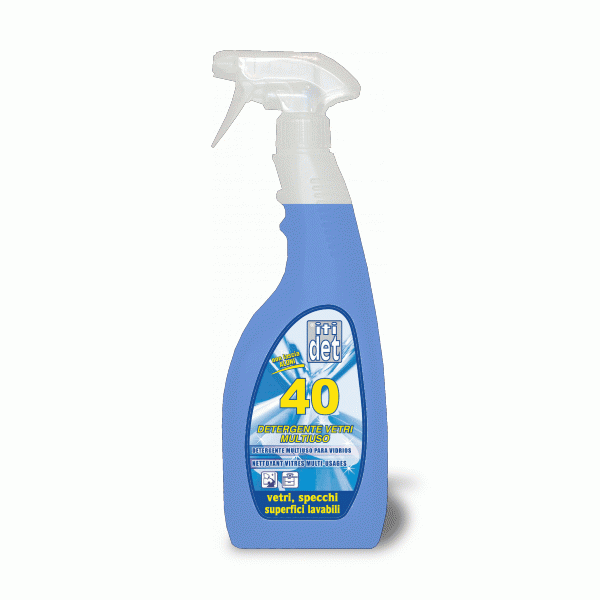 40 Liquido - Detergente Sgrassante e Brillantante - 750 ml